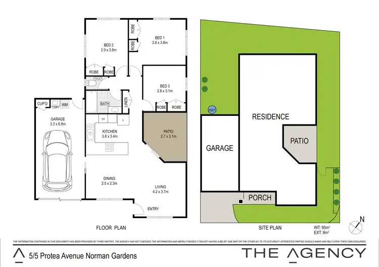 Floorplan of Homely unit listing, 5/5 Protea Avenue, Norman Gardens QLD 4701