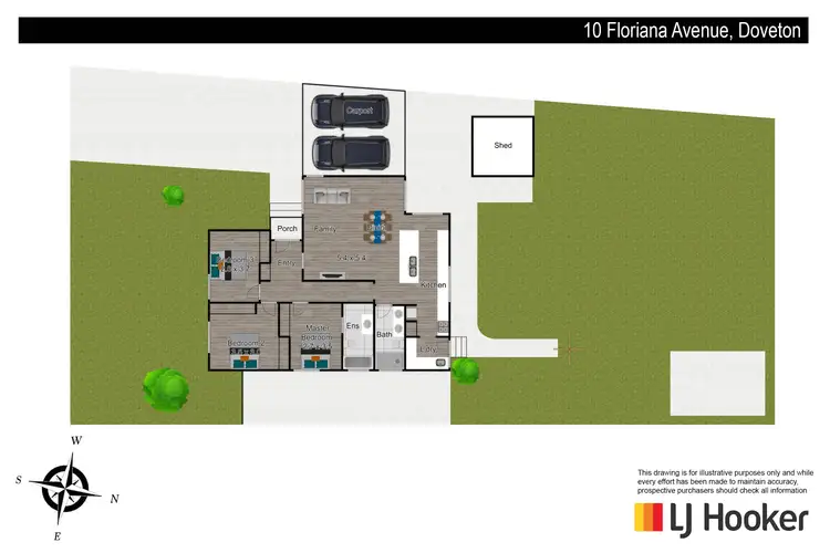 Floorplan of Homely house listing, 10 Floriana Avenue, Doveton VIC 3177