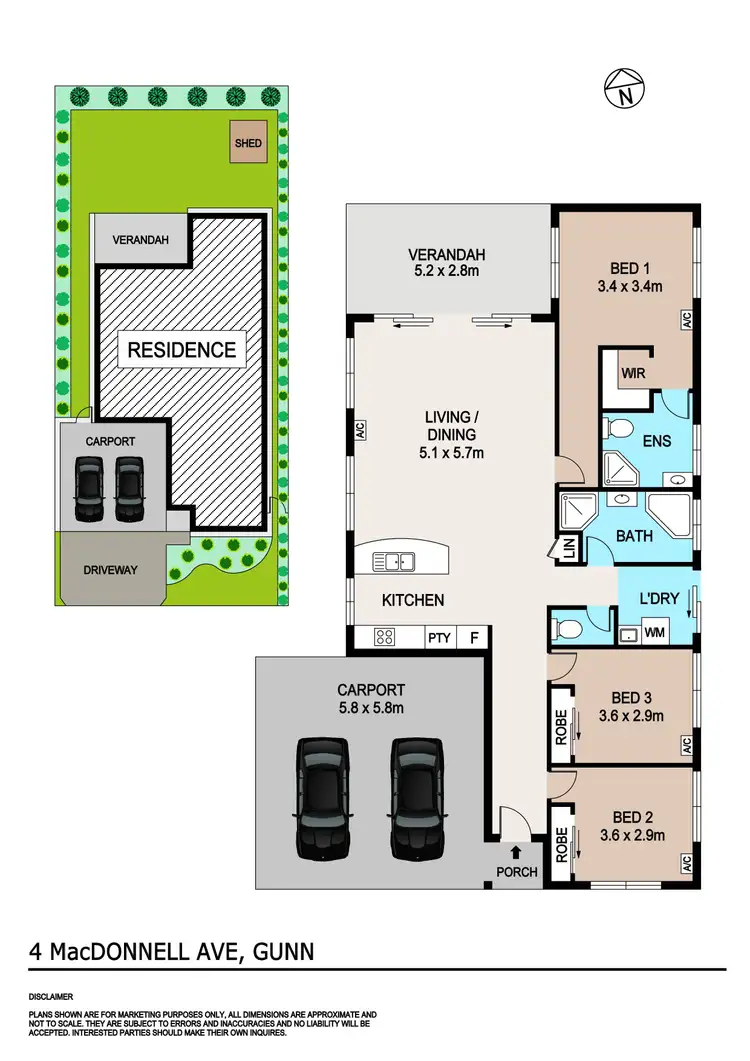 Floorplan of Homely house listing, 4 MacDonnell Avenue, Gunn NT 832