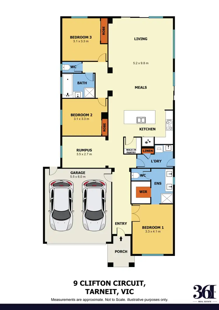 Floorplan of Homely house listing, 9 Clifton Circuit, Tarneit VIC 3029