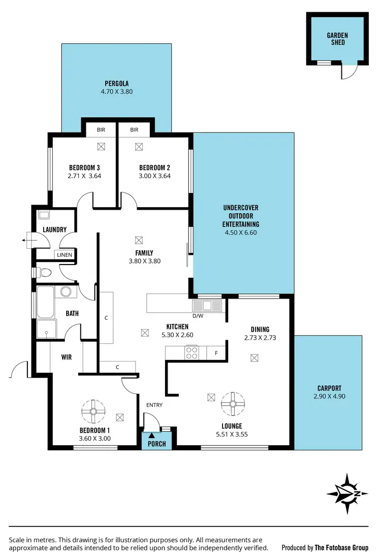 Floorplan of Homely house listing, 3 Surreyville Grove, Old Reynella SA 5161