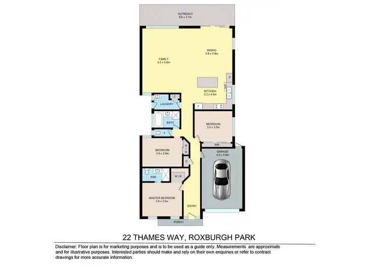 Floorplan of Homely house listing, 22 Thames Way, Roxburgh Park VIC 3064