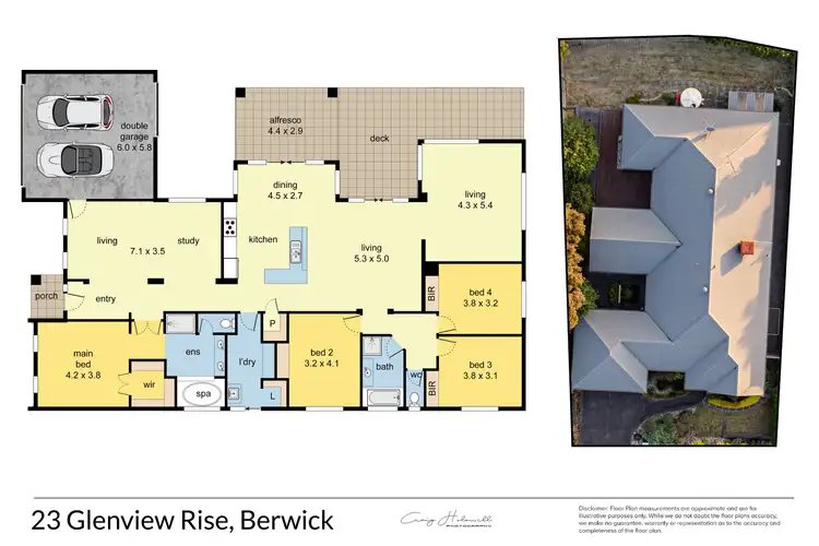 Floorplan of Homely house listing, 23 Glenview Rise, Berwick VIC 3806