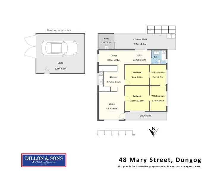 Floorplan of Homely house listing, 48 Mary Street, Dungog NSW 2420