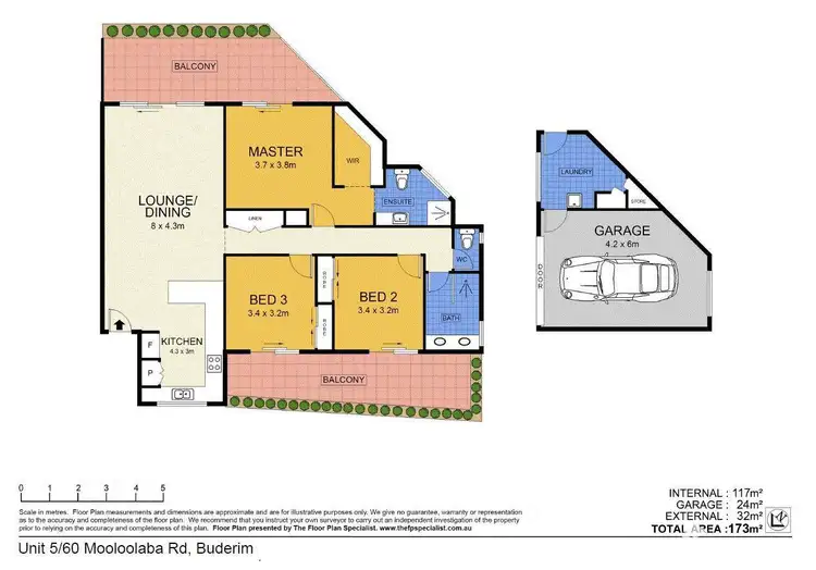 Floorplan of Homely apartment listing, 5/160 Mooloolaba Road, Buderim QLD 4556