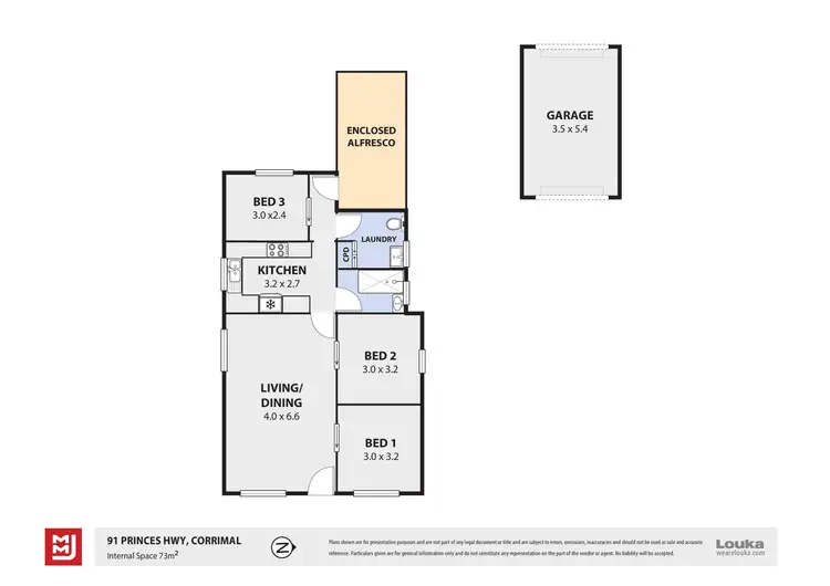Floorplan of Homely house listing, 91 Princes Highway, Corrimal NSW 2518