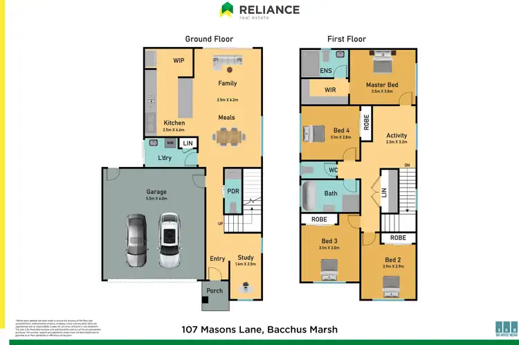Floorplan of Homely house listing, 107 Masons Lane, Bacchus Marsh VIC 3340