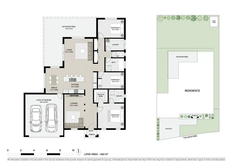 Floorplan of Homely house listing, 11 Tulloch Rise, Canadian VIC 3350