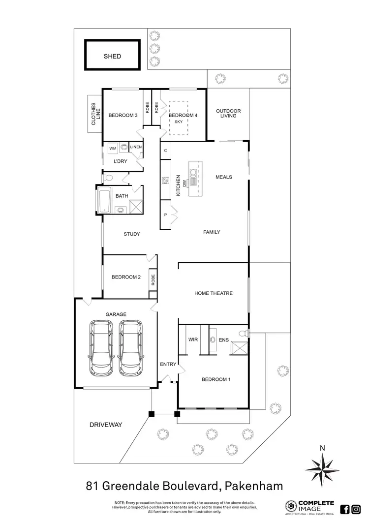 Floorplan of Homely house listing, 81 Greendale Boulevard, Pakenham VIC 3810