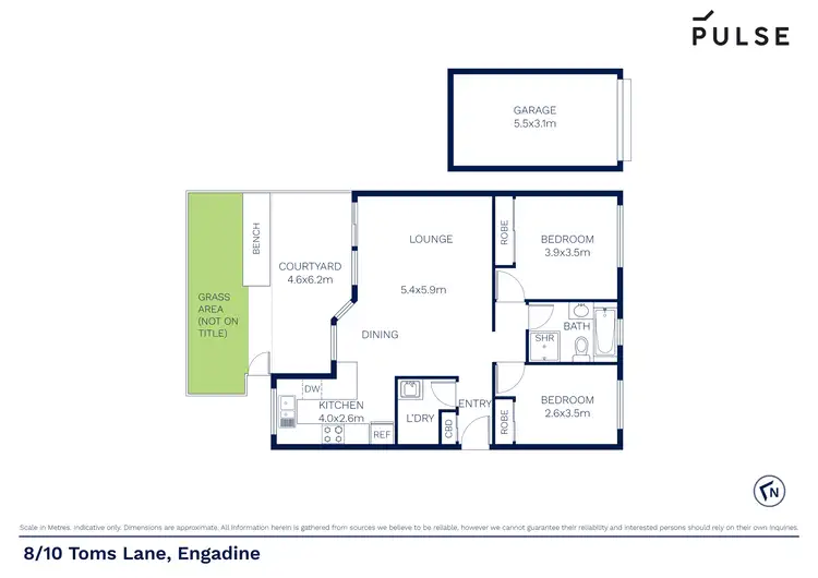 Floorplan of Homely apartment listing, 8/10 Toms Lane, Engadine NSW 2233