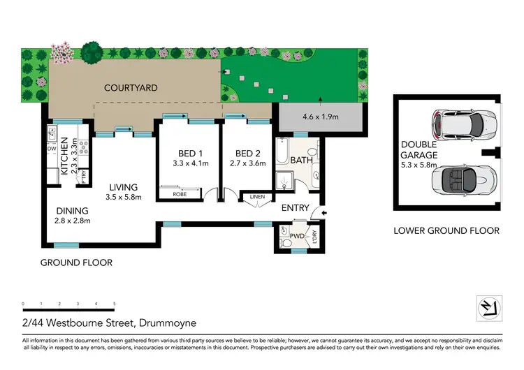 Floorplan of Homely apartment listing, 2/44 Westbourne Street, Drummoyne NSW 2047