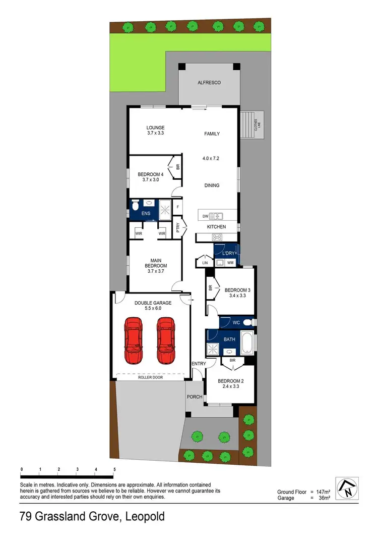 Floorplan of Homely house listing, 79 Grassland Grove, Leopold VIC 3224