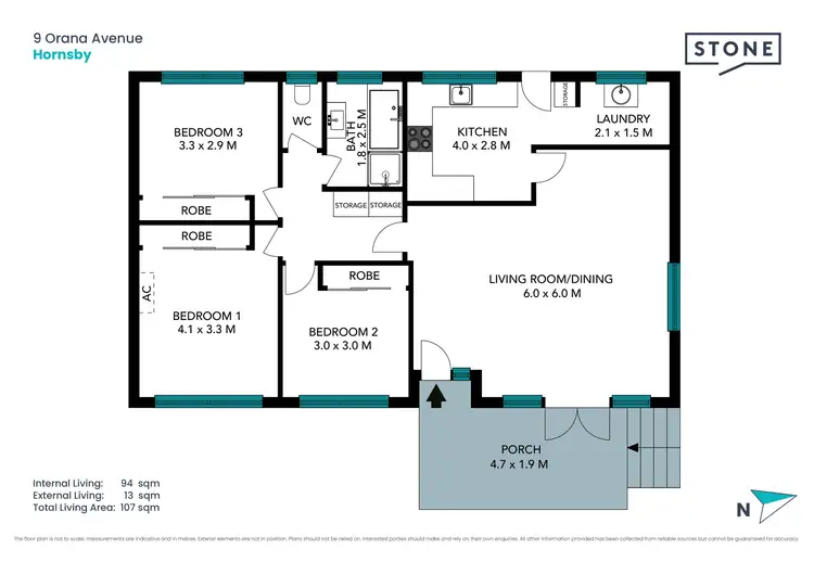 Floorplan of Homely house listing, 9 Orana Avenue, Hornsby NSW 2077