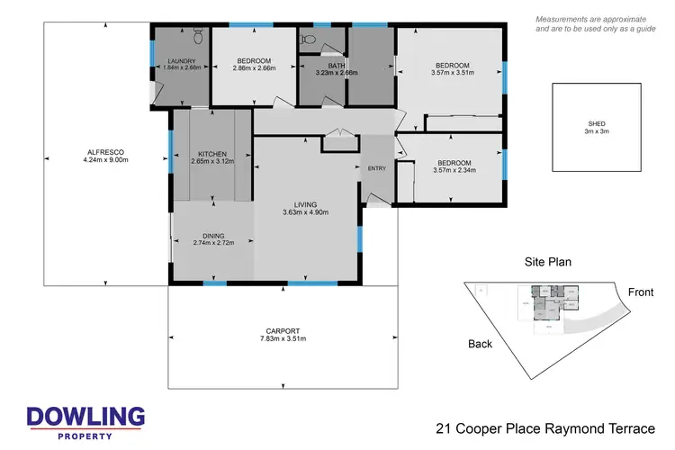 Floorplan of Homely house listing, 21 Cooper Place, Raymond Terrace NSW 2324