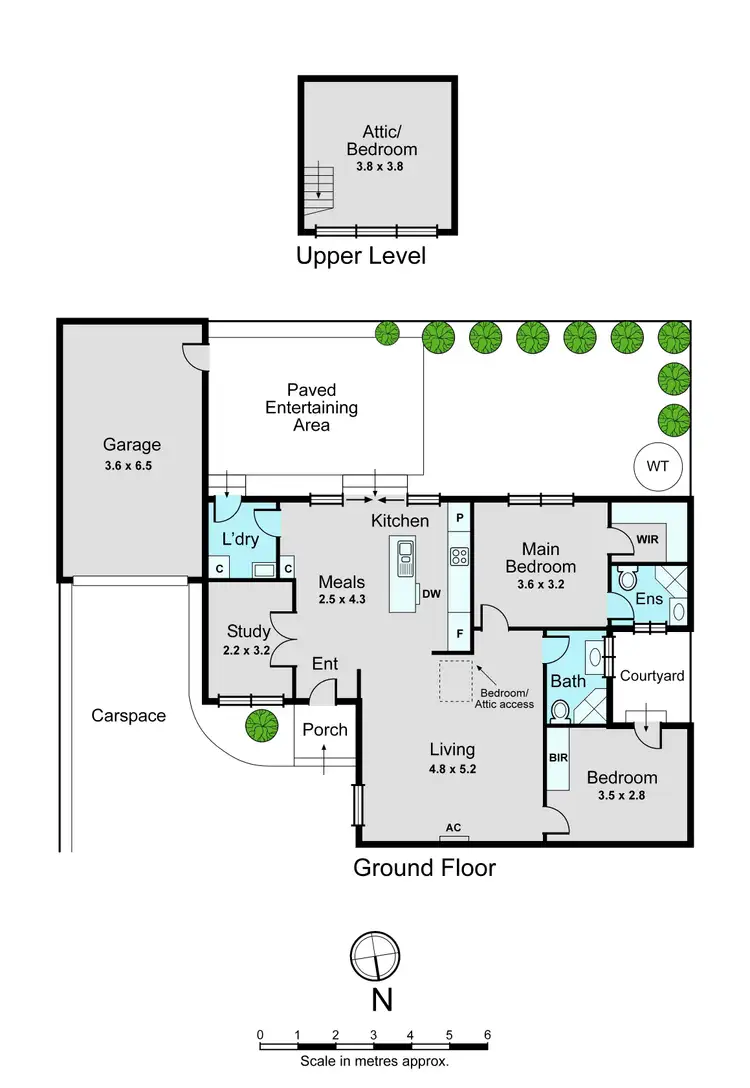 Floorplan of Homely townhouse listing, 2/8 Rudyard Street, Bentleigh East VIC 3165