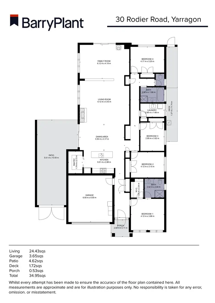 Floorplan of Homely house listing, 30 Rodier Road, Yarragon VIC 3823