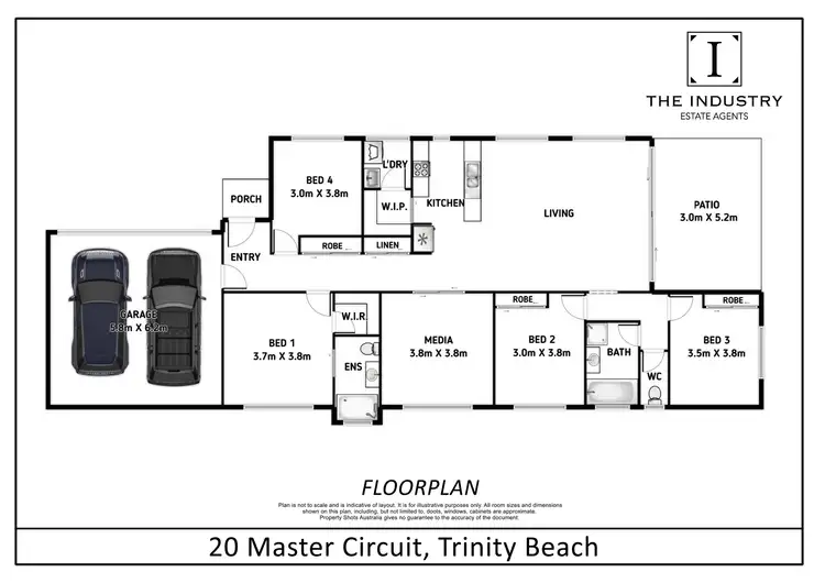Floorplan of Homely house listing, 20 Master Circuit, Trinity Beach QLD 4879