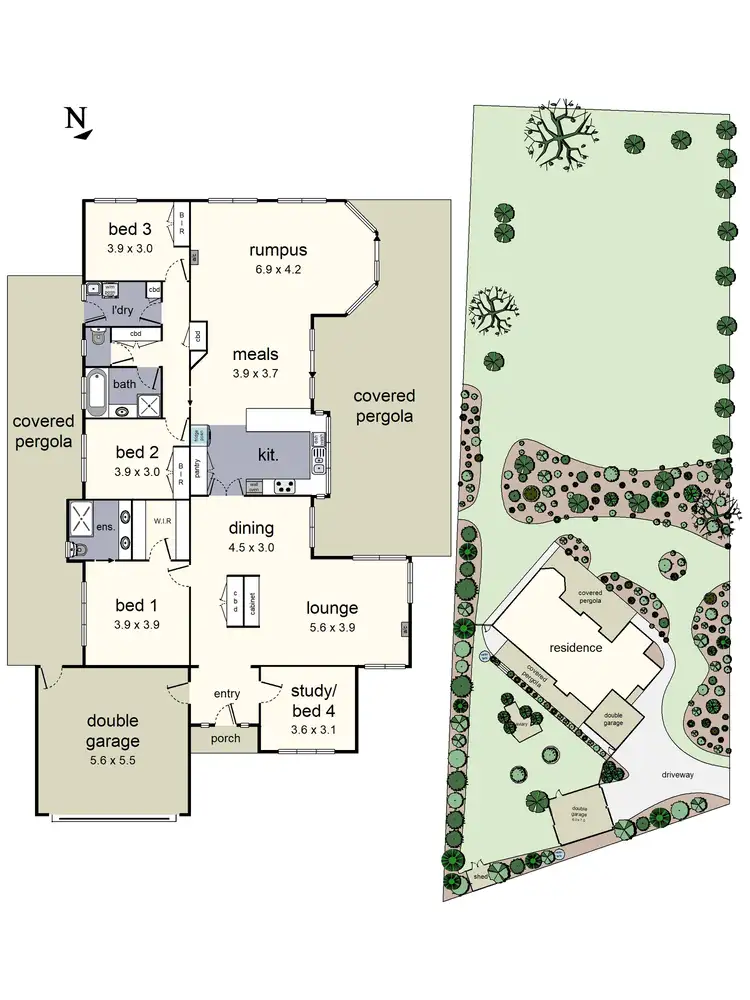 Floorplan of Homely house listing, 7 Henry Street, Healesville VIC 3777