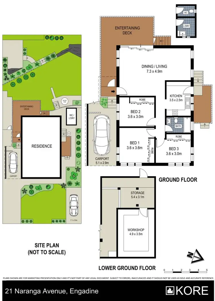 Floorplan of Homely house listing, 21 Naranga Avenue, Engadine NSW 2233