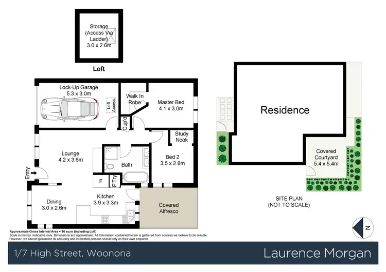 Floorplan of Homely villa listing, 1/7 High Street, Woonona NSW 2517