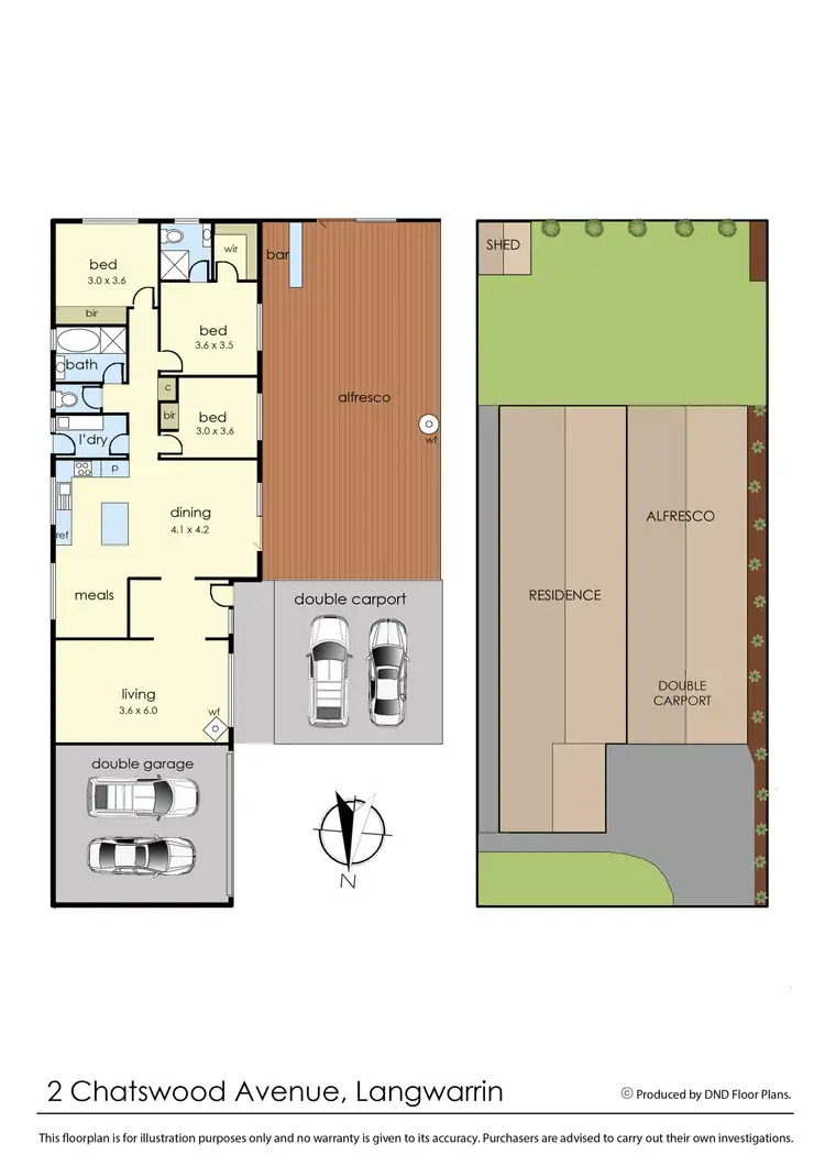 Floorplan of Homely house listing, 2 Chatswood Avenue, Langwarrin VIC 3910