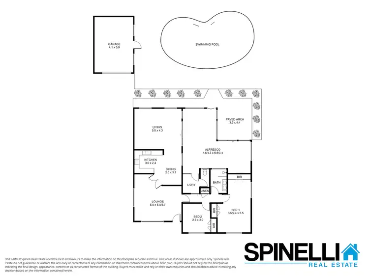 Floorplan of Homely house listing, 4 Warati Place, Oak Flats NSW 2529