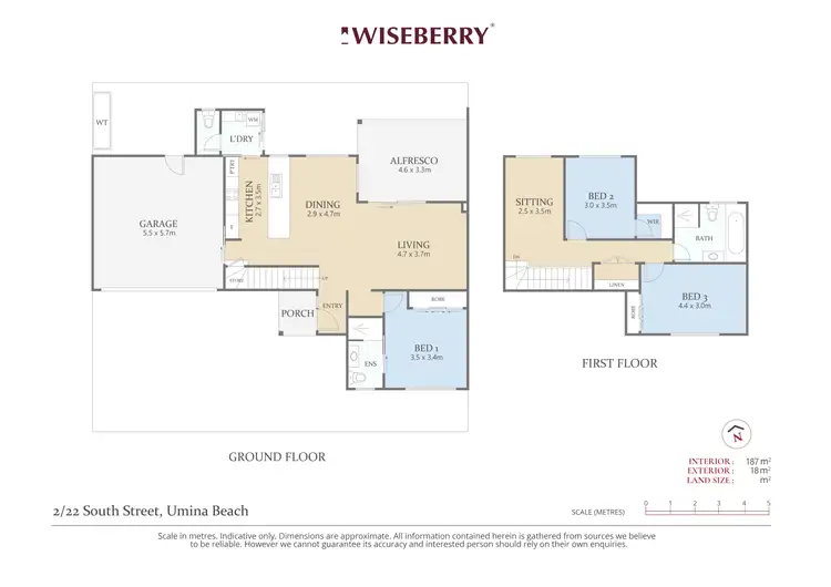 Floorplan of Homely townhouse listing, 2/22 South Street, Umina Beach NSW 2257