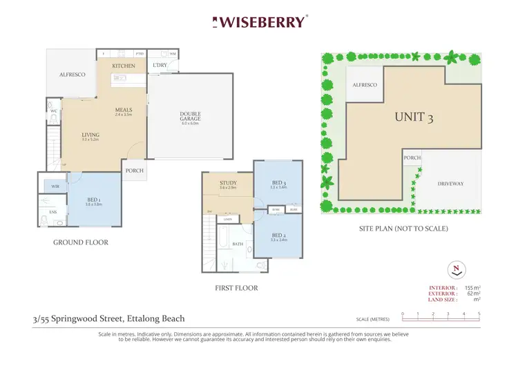 Floorplan of Homely townhouse listing, 3/55 Springwood Street, Ettalong Beach NSW 2257