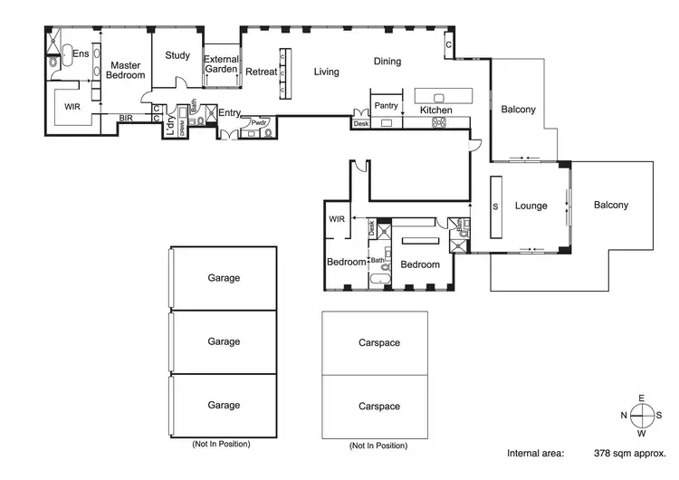 Floorplan of Homely apartment listing, 3803/31 Wellington Street, Collingwood VIC 3066