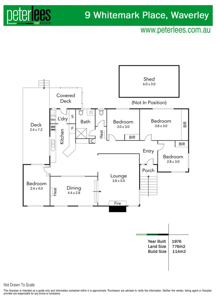Floorplan of Homely house listing, 9 Whitemark Place, Waverley TAS 7250