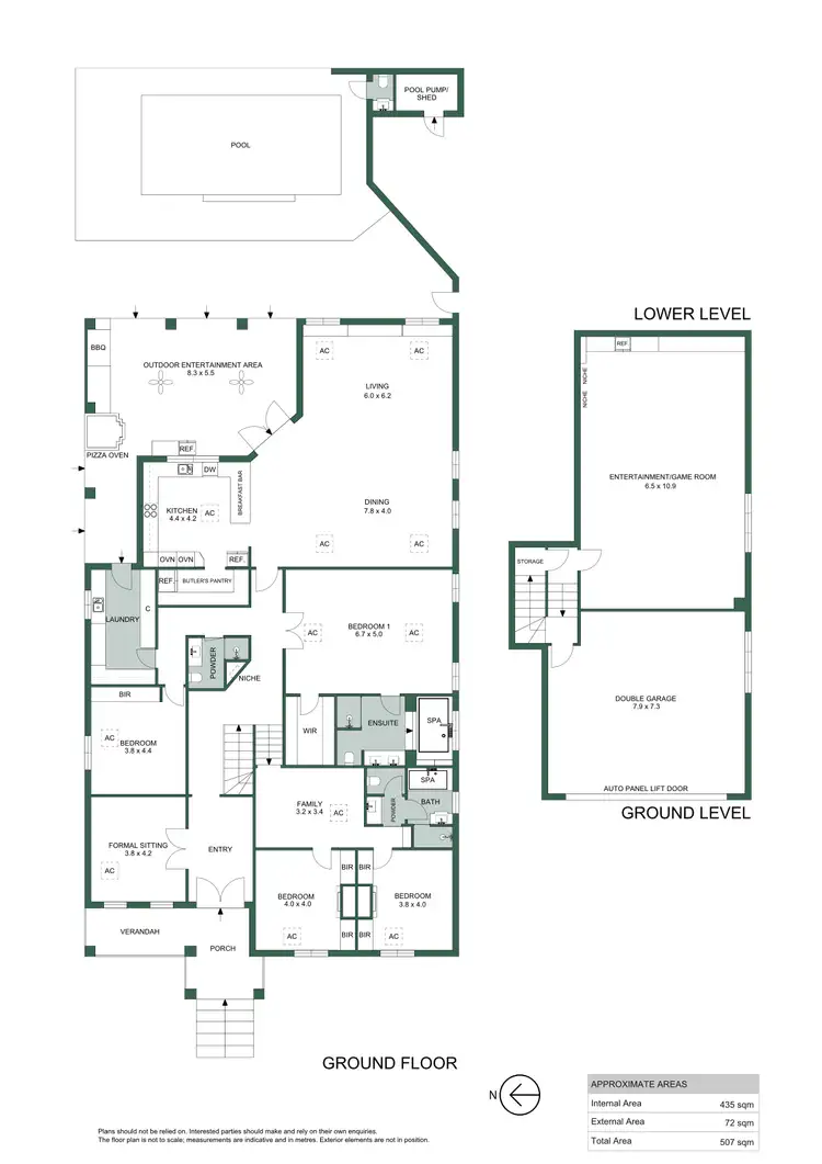 Floorplan of Homely house listing, 21 Liascos Avenue, Newton SA 5074