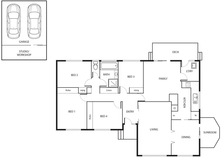 Floorplan of Homely house listing, 13 Balfour Crescent, Wanniassa ACT 2903