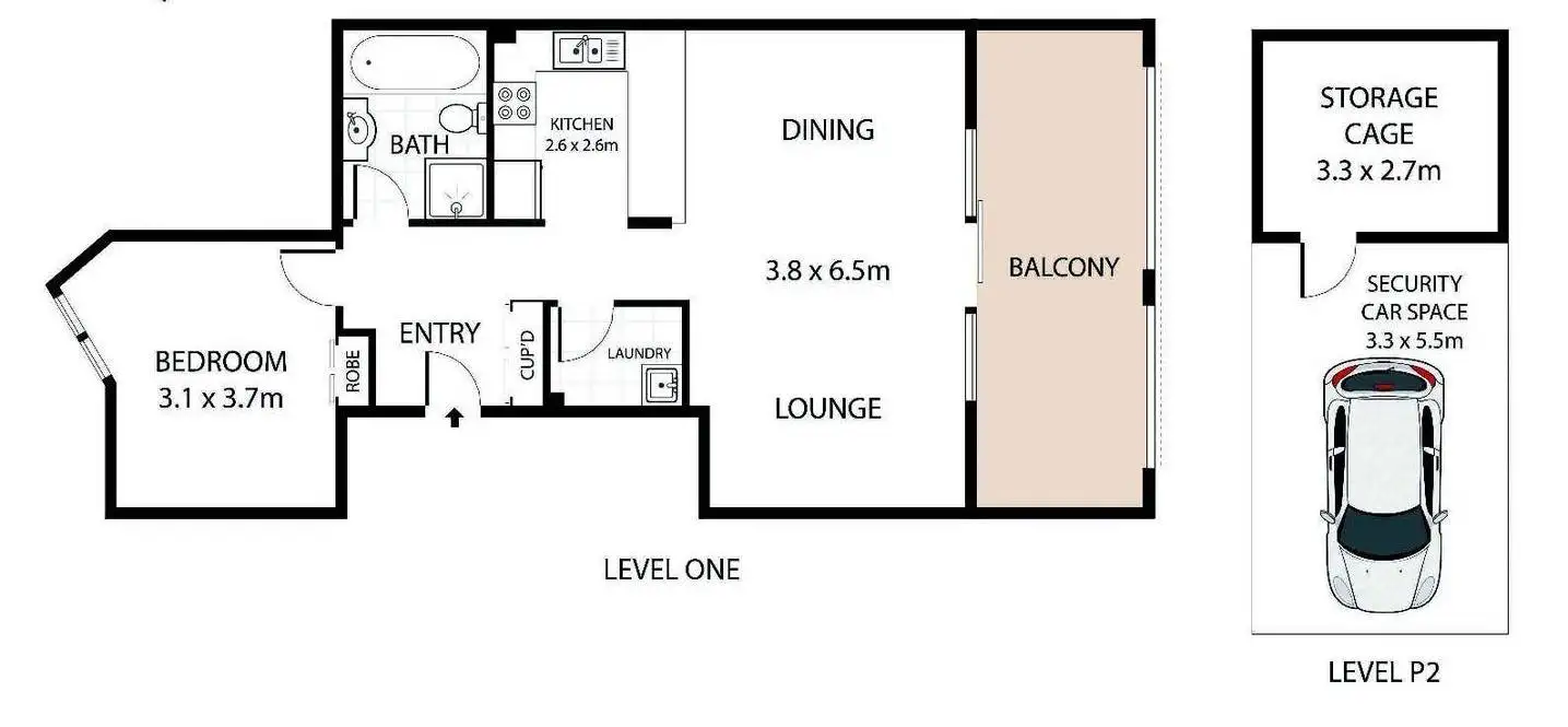 Floorplan of Homely unit listing, 42/8 Briens Road, Northmead NSW 2152