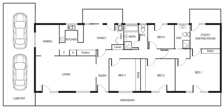 Floorplan of Homely house listing, 4 Langridge Street, Wanniassa ACT 2903