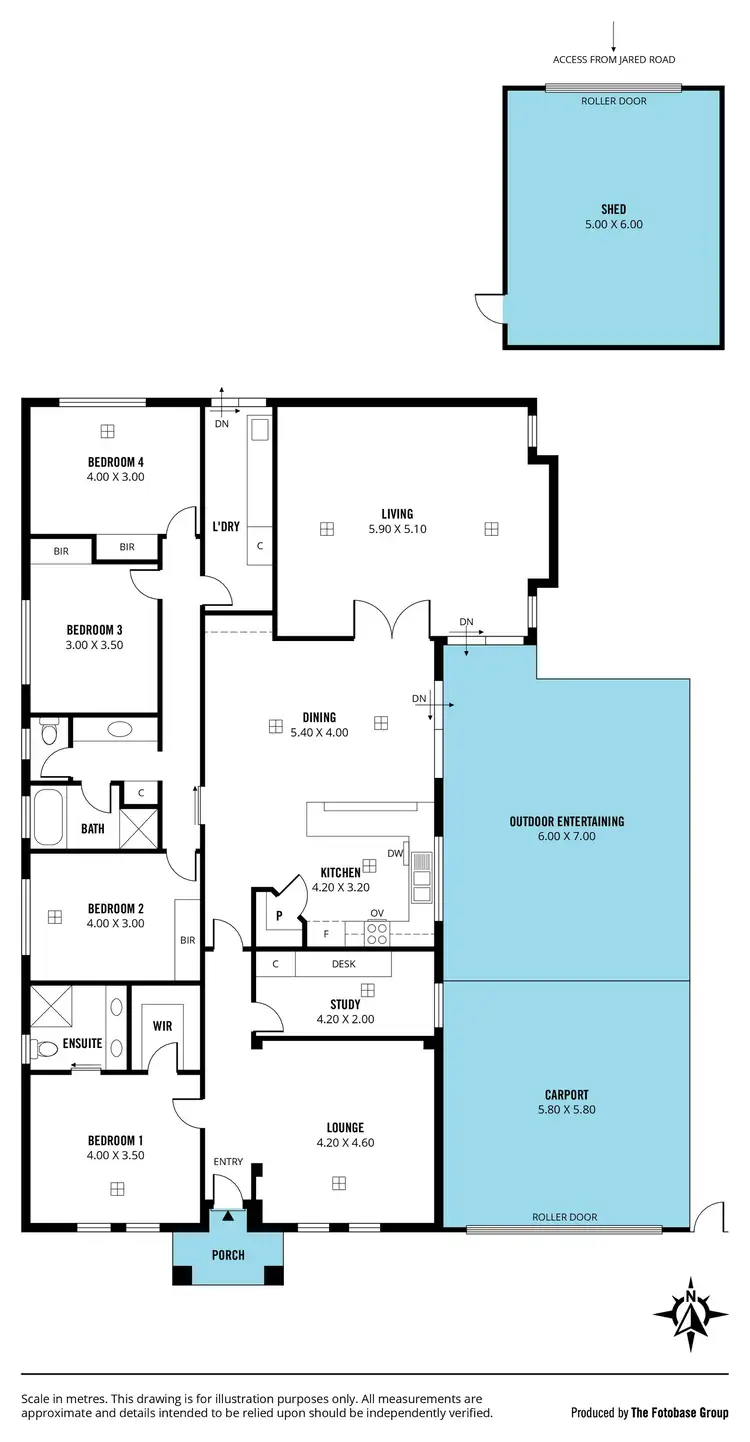 Floorplan of Homely house listing, 25 Miranda Place, Seaford Meadows SA 5169