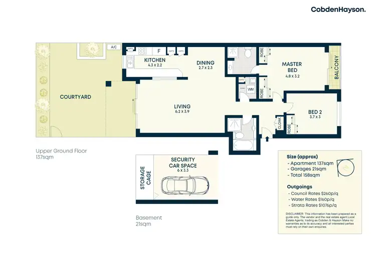 Floorplan of Homely apartment listing, 3/1A Robert Street, Artarmon NSW 2064
