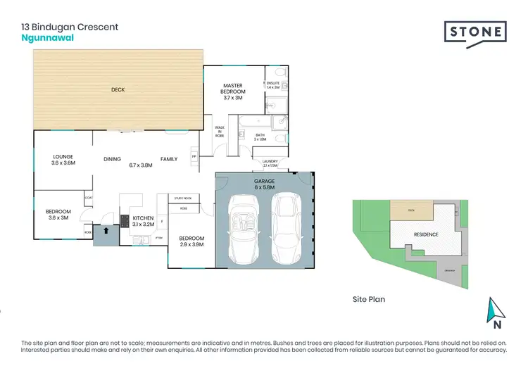 Floorplan of Homely house listing, 13 Bindugan Crescent, Ngunnawal ACT 2913