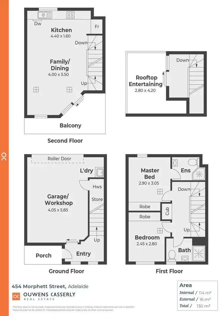 Floorplan of Homely townhouse listing, 454 Morphett Street, Adelaide SA 5000
