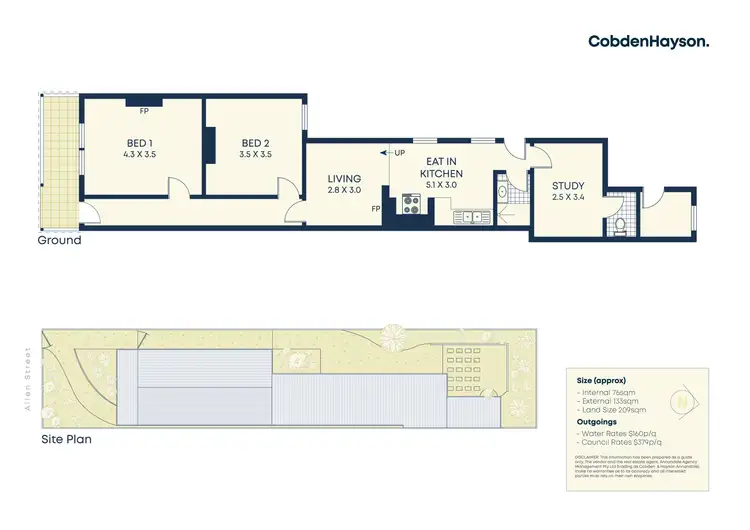 Floorplan of Homely house listing, 45 Allen Street, Leichhardt NSW 2040