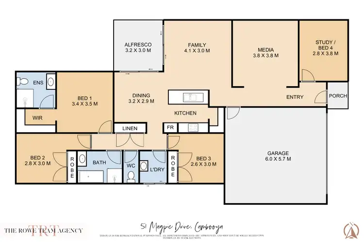 Floorplan of Homely house listing, 51 Magpie Drive, Cambooya QLD 4358
