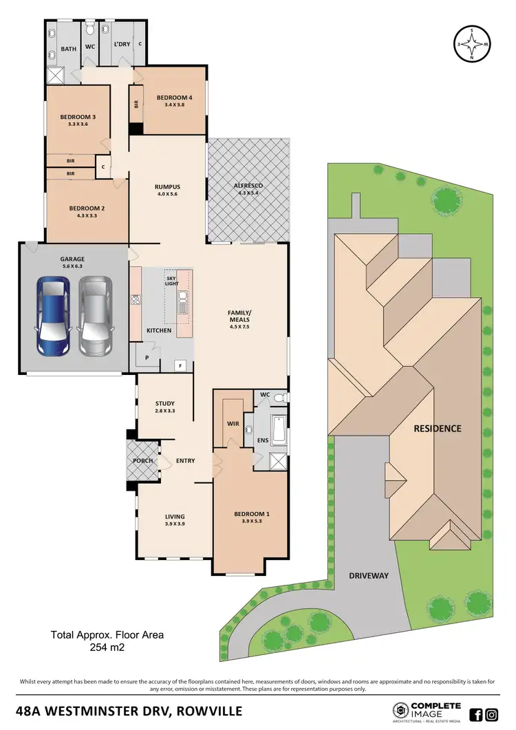 Floorplan of Homely house listing, 48A Westminster Drive, Rowville VIC 3178