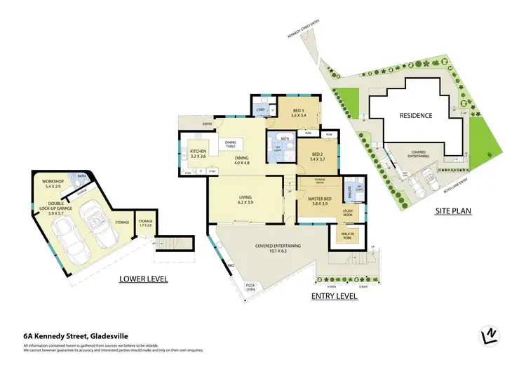 Floorplan of Homely house listing, 6a Kennedy Street, Gladesville NSW 2111