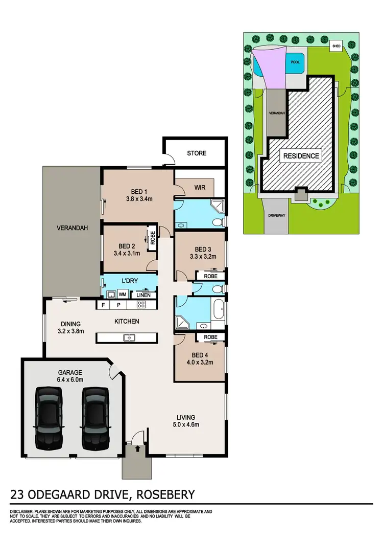 Floorplan of Homely house listing, 23 Odegaard Drive, Rosebery NT 832