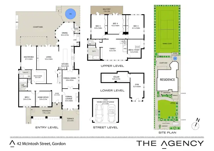 Floorplan of Homely house listing, 42 McIntosh Street, Gordon NSW 2072
