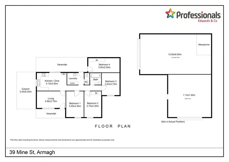 Floorplan of Homely house listing, 39 Mine Street, Armagh SA 5453