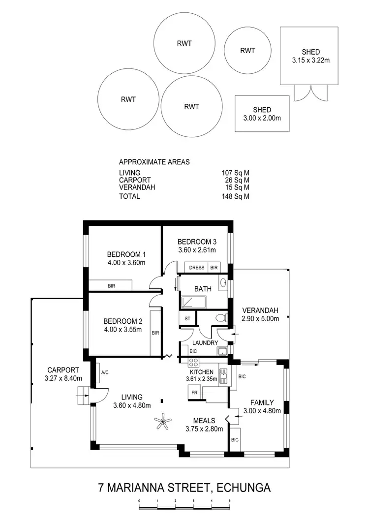 Floorplan of Homely house listing, 7 Marianna Street, Echunga SA 5153