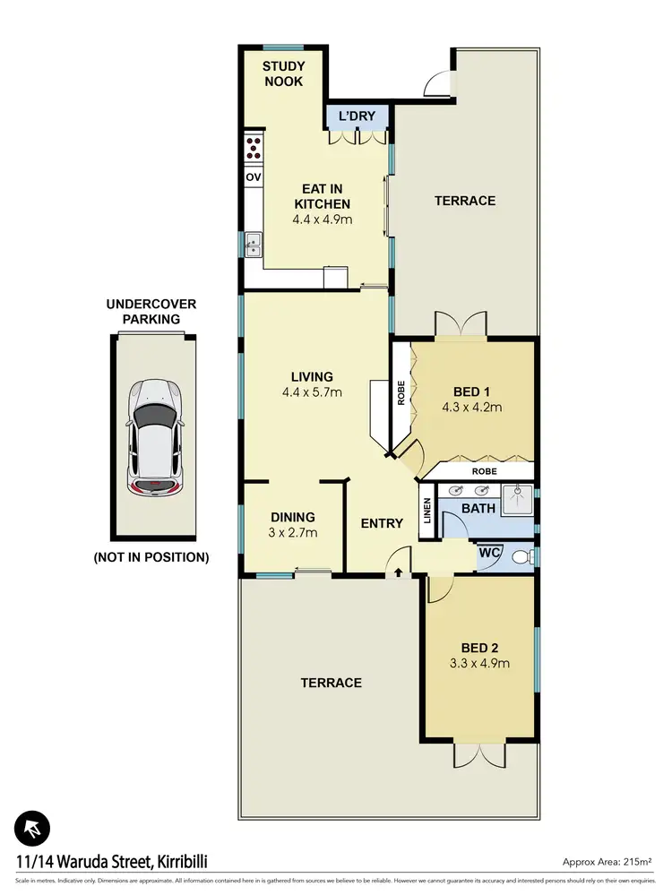 Floorplan of Homely apartment listing, 11/14-16 Waruda Street, Kirribilli NSW 2061