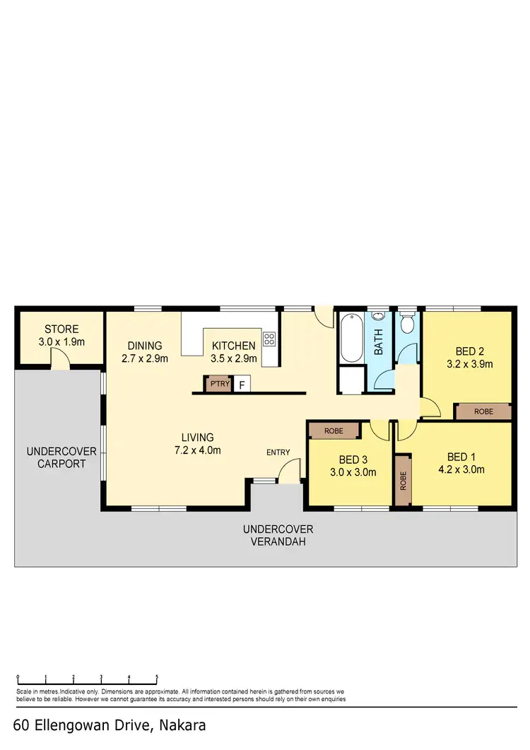 Floorplan of Homely house listing, 60 Ellengowan Drive, Nakara NT 810
