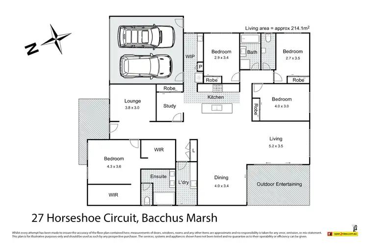 Floorplan of Homely house listing, 27 Horseshoe Circuit, Bacchus Marsh VIC 3340