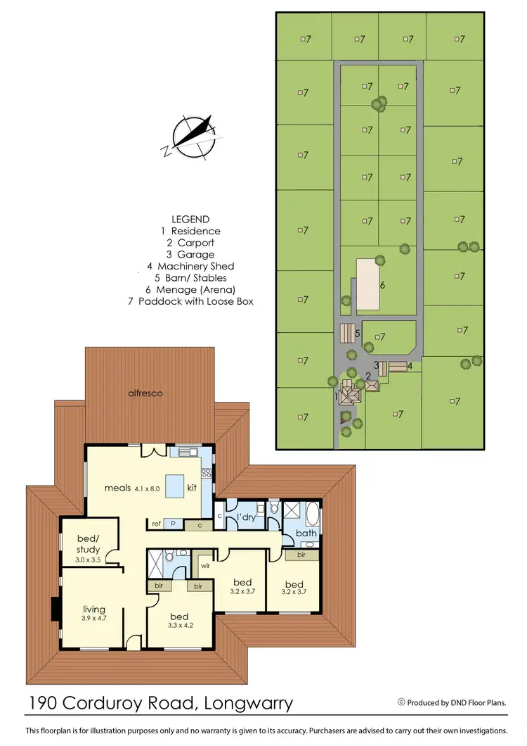 Floorplan of Homely rural property listing, 190 Corduroy Road, Longwarry VIC 3816